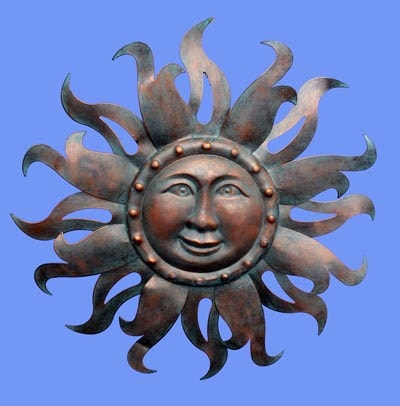 Metal Sun Wall Hanging
