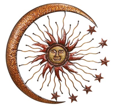Metal Celestial Wall Decor