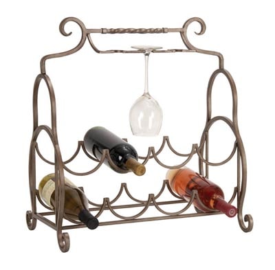 Rack for Wine Bottles and GLASSES