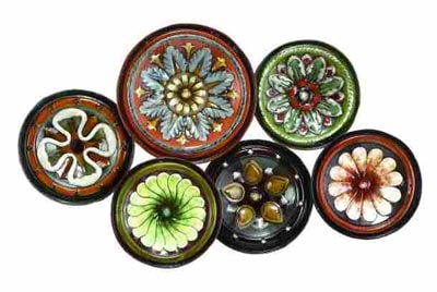 Metal Wall Hanging Plate Collage Globe Imports Metal Wall Hanging Plate Collage