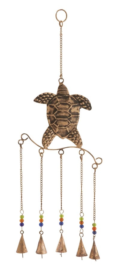 Sea Turtle Chime With Five Bells Globe Imports Sea Turtle Chime With Five Bells