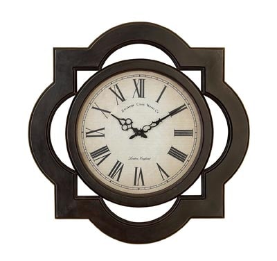 Hanging Wall Clock geometic wood wall clock - globe imports Hanging Wall Clock geometic wood wall clock - globe imports