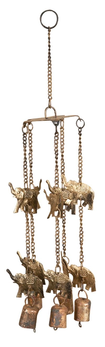 Elephants Wind Chime Globe Imports Elephants Wind Chime