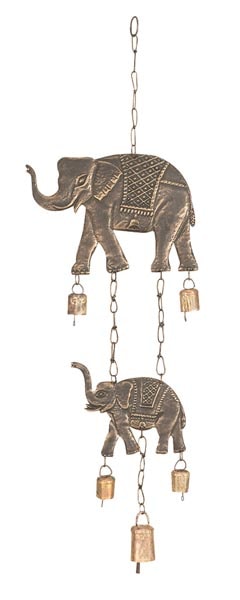 Metal Elephant Chime