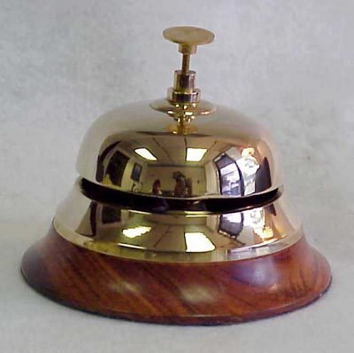 brass desk bell
