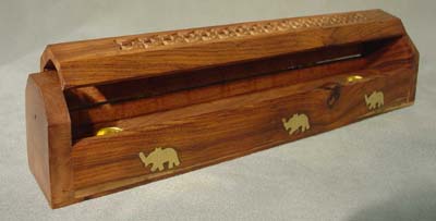 Wooden Incense Burner Box