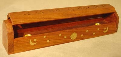 Wooden Incense Burner Box