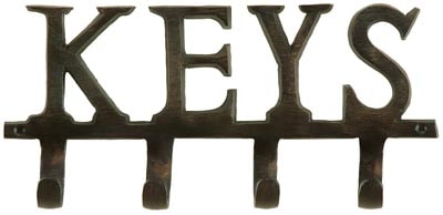 Aluminum Keys Key Hook - Globe Imports