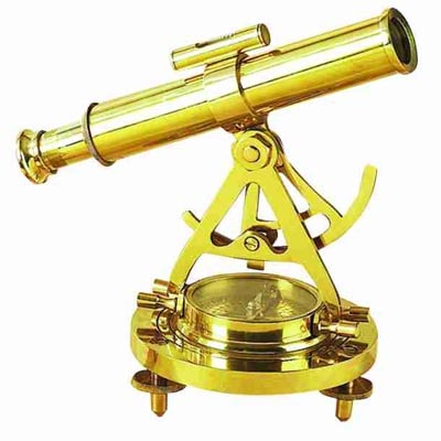 Vintage Brass Military Compass - 2.5 Inch Pocket Navigation Tool For Camping & Marine Use