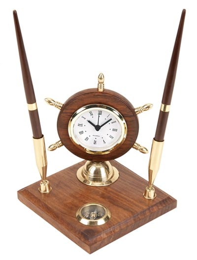 Nautical Desk Set Globe Imports