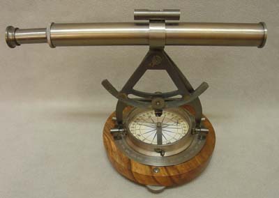 Brass Telescope with Compass