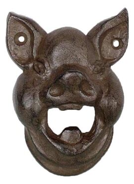 Hungry Pig Wall Mount Bottle Opener
