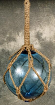6 Inch Aqua Glass Float