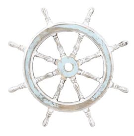 Weathered Ship's Wheel
