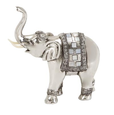 silver elephant figurines