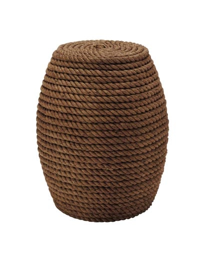Nautical Rope Stool - Globe Imports