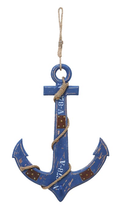 Anchor With Rope Wall Decor Globe Imports Anchor With Rope Wall Decor