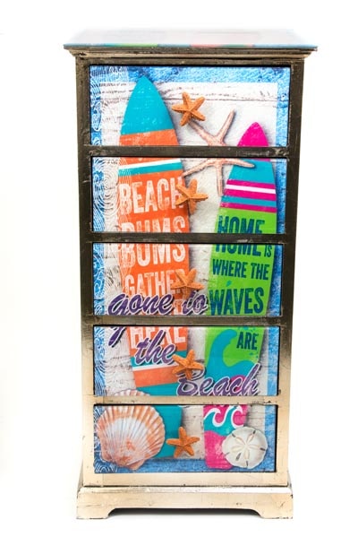 Surfboard Cabinet Globe Imports