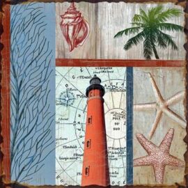 Metal Picture P.I. Lighthouse