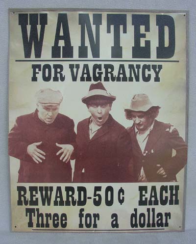 The Three Stooges Howard & Fine Law Offices TIN SIGN metal poster wall decor 662 