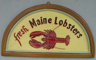 Lobster Sign - Globe Imports