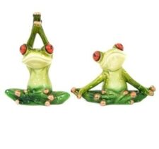 Assorted Yoga Frog Figurine