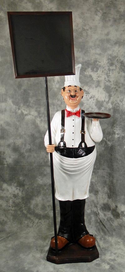 Jumbo Chef Bottle Holder with Chalkboard