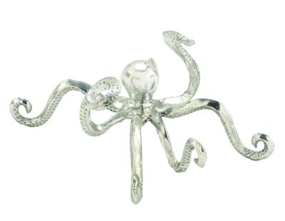 Shiny Silver Colored Octopus