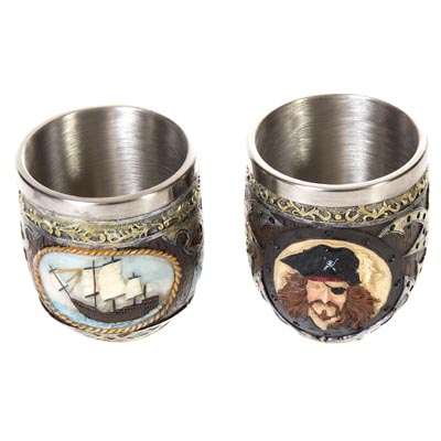 Nassau Bahamas Pirate Skull In And Out Shot Glass U2013 World By Shotglass