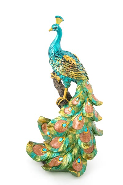 peacock figurines cheap