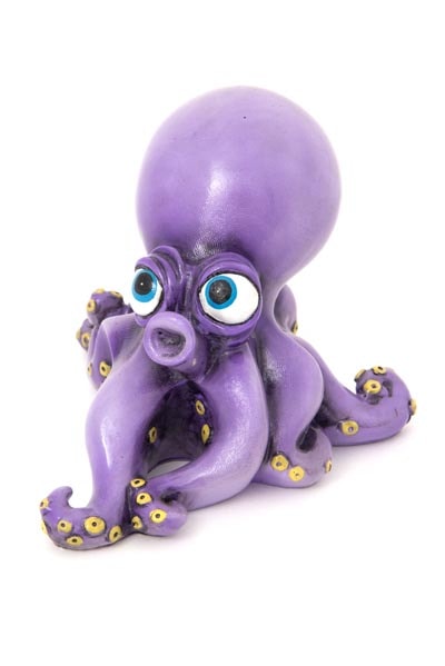 octopus plush purple