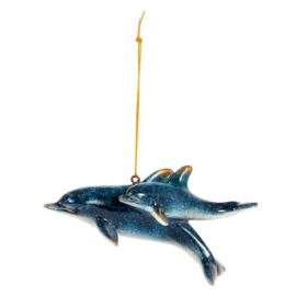 Dolphins Hanging Ornament