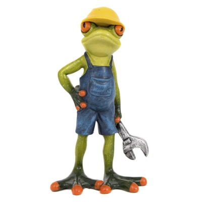 Worker Frog with Wrench