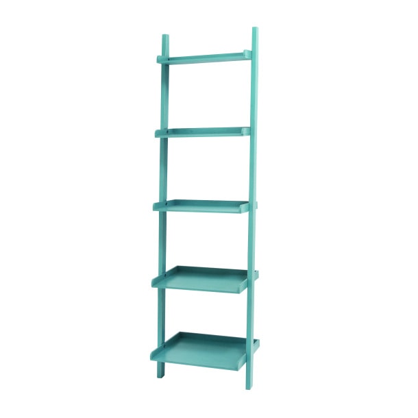 5 Shelf Leaning Ladder Style Shelves Globe Imports
