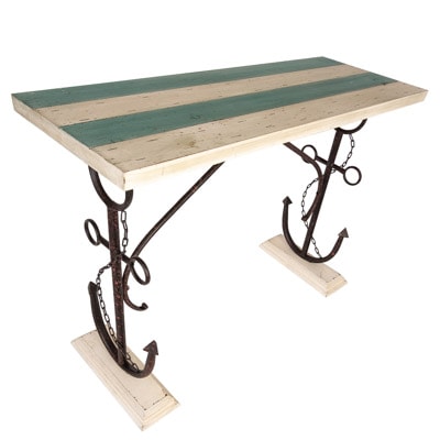 Nautical Wood And Metal Table Globe Imports - Nautical Sofa Table Nautical Wood And Metal Table Globe Imports - Nautical Sofa Table