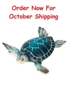 Blue Sea Turtle Figurine