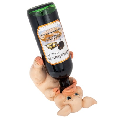 Drinking Pig Wine Bottle Holder Drinking Pig Wine Bottle Holder
