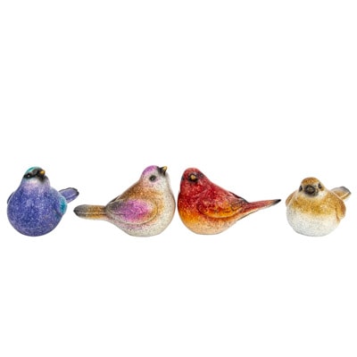 Assorted Fat Bird Figurine - Globe Imports