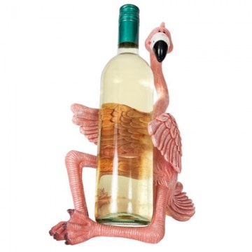 Funny Flamingo Wine Bottle Holder - Globe Imports