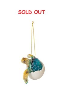 Blue Sea Turtle Hatchling Ornament