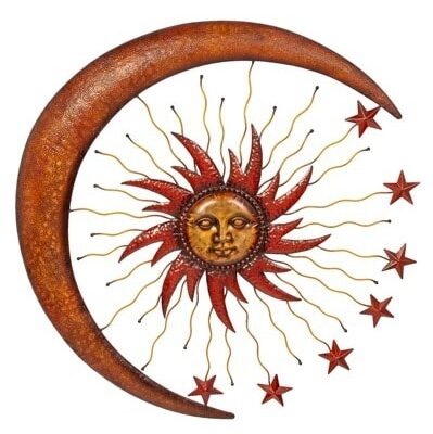 36 Inches Moon, Sun and Stars Wall Hanging