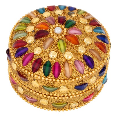 Jeweled Trinket Box - Globe Imports