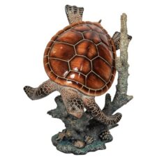 23 Inches High Jumbo Turtle and Coral