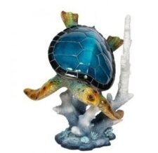 23 Inches High Jumbo Turtle And Coral
