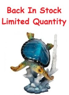 23 Inches High Jumbo Turtle And Coral