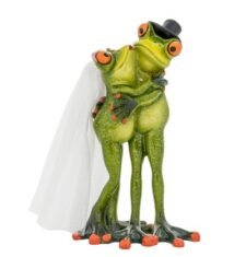 6 1/2 Inches High Bride and Groom Frog Figurine
