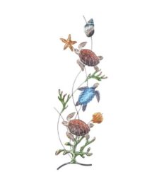 39 1/2 Inches High x 13 1/4 Inches Wide Triple Wall Sea Turtles Decor