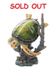 23 Inches High Jumbo Turtle And Coral