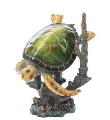 23 Inches High Jumbo Turtle And Coral