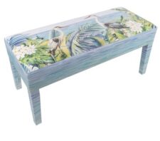 18 Inches High x 39 Inches Wide x 16 Inches Deep Herons Bench